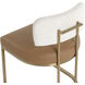 Larissa Napa Cognac / Rhea Light Barley Dining Chair